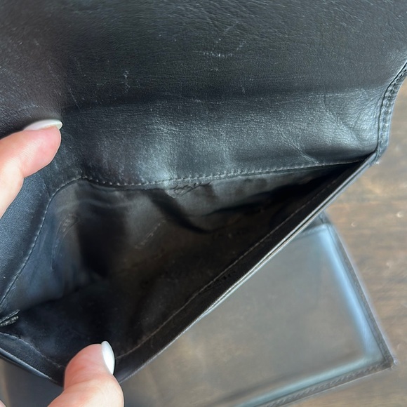 Coach Black Signature Pattern Wallet- Excellent Condition - Picture 3 of 6